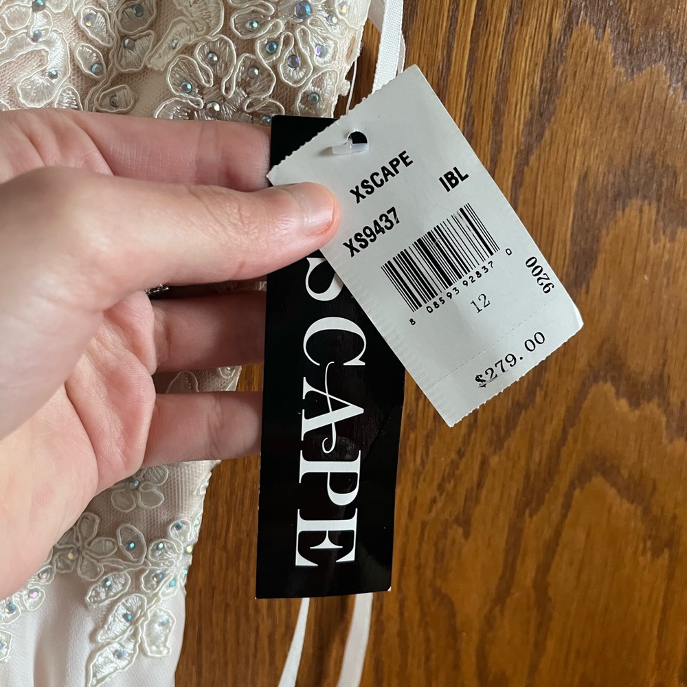 Long prom dress worn once tags still included